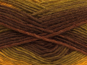 Rainbow Green Gold Brown Shades