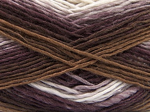Rainbow White Maroon Brown Shades