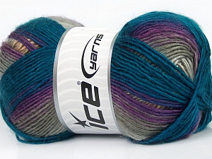 Rainbow Teal Purple Grey Cafe Latte Brown