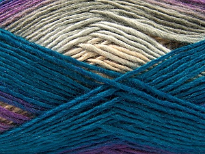 Rainbow Teal Purple Grey Cafe Latte Brown