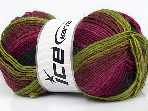 Rainbow Purple Green Burgundy Black