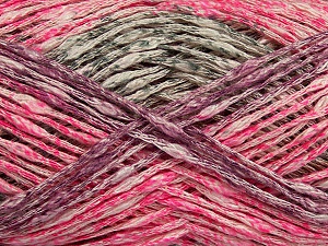 Cactus Tropical Mor Pembe Haki Bej