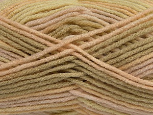 Sale Self-Striping Yellow Light Khaki Cream self-striping