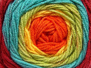 Sale Self-Striping Yellow Red Orange Light Blue Green