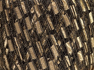 Ladder Black Beige Trellis