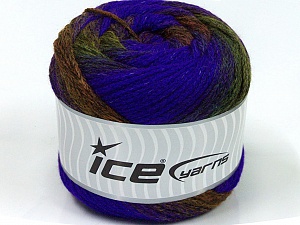 Cakes Chain Purple Navy Dark Green Brown