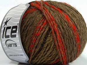 Alpaca Colors Orange Khaki Brown