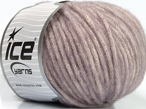 Sale Luxury-Premium Light Lilac Cream 100% Wool