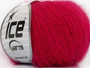 Sale Luxury-Premium Fuchsia Pure Angora