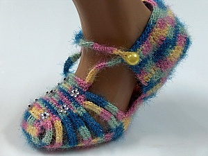 Bootees Pink, Blue, Yellow, Green
