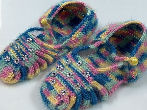 Bootees Pink, Blue, Yellow, Green