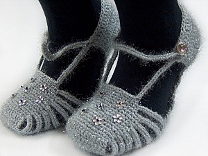 Bootees Grey