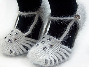 Bootees White