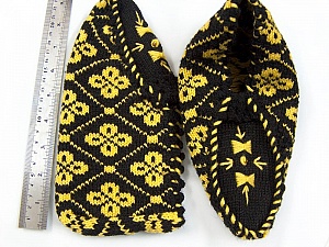 Bootees Yellow, Black