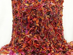 Shawl Orange, Brown, Purple