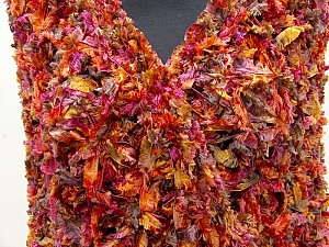 Shawl Orange, Brown, Purple