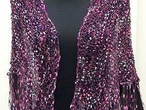 Shawl Lilac, Pink, White