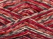 Print Sock Red Orange Grey Cream A