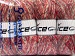 Print Sock Red Orange Grey Cream C