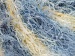 Modena Viscose Sarı Beyaz Indigo Mavi A