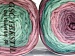 Cakes Chenille Pembe tonları Maron Yeşil Tonları C