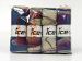 Rainbow Navy, Purple, Brown, Grey C