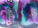 Cakes Fluffy Turquoise Shades, Purple Shades C