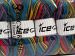 Smart Sock Black, Rainbow D