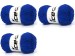 Natural Cotton Paillette Mavi C