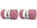Macrame Glitz Paillette Pembe C