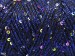 Macrame Glitz Paillette Mavi Siyah A