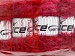 Yumoş, Sakallı İplikler Eyelash 100gr Kırmızı C