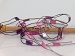 Ladder White Pink Shades Lilac Trellis B