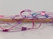 Ladder Turkuaz Mor Pembe Mavi Trellis B