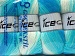 Baby Batik White Turquoise Shades C