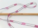 Ladder Pink Black Trellis B