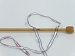 Ladder White Pink Lilac Trellis B
