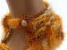 Bootees Brown, Orange, Cream C
