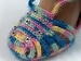 Bootees Pink, Blue, Yellow, Green B