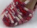 Bootees Red, Purple, Orchid, White B