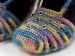 Bootees Pink, Yellow, Blue A