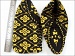 Bootees Yellow, Black A