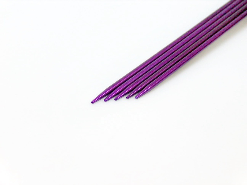 Color Double Point Knitting Needles 3 mm (US 3)