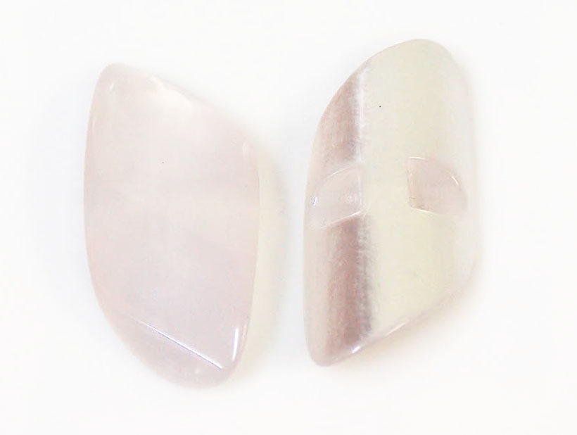 White 5 Buttons - 4cmx2cm