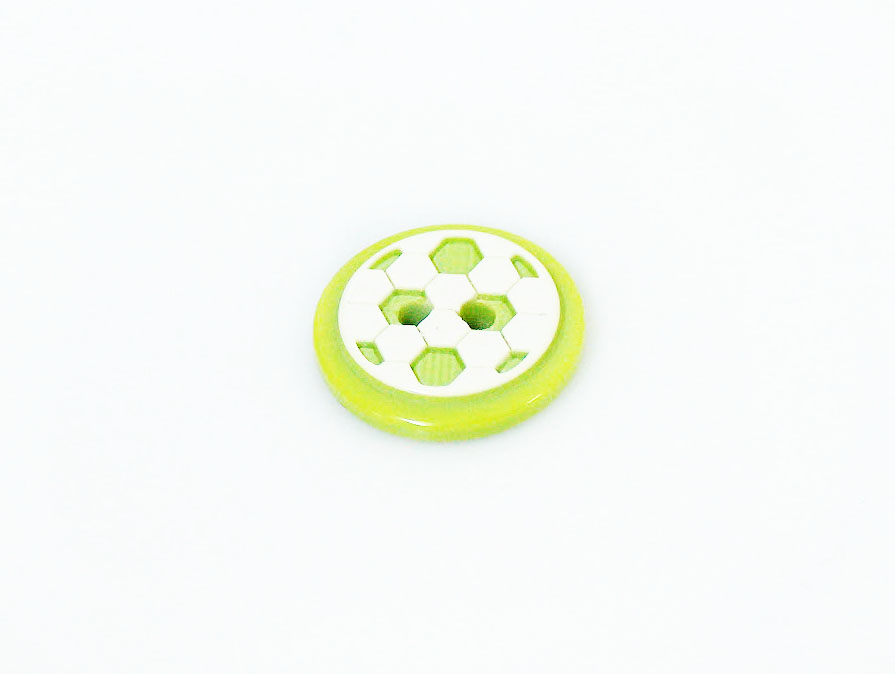 Green 5 Ball Figure Buttons 14 mm diameter