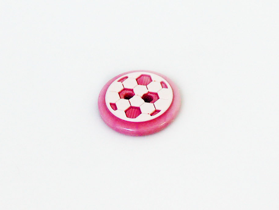 Pink 5 Ball Figure Buttons 14 mm diameter