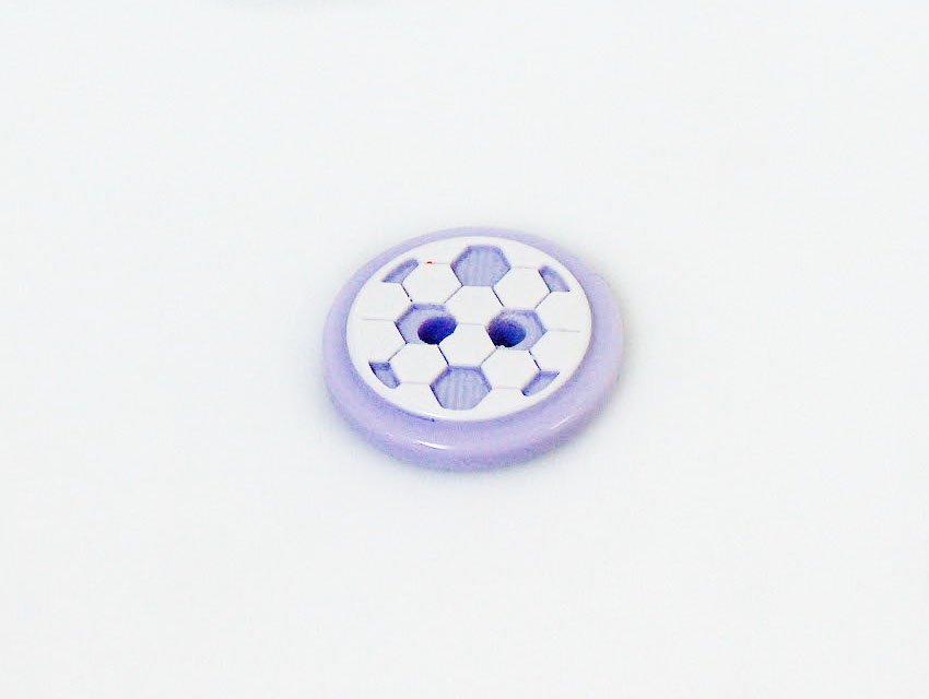 Lilac 5 Ball Figure Buttons 14 mm diameter