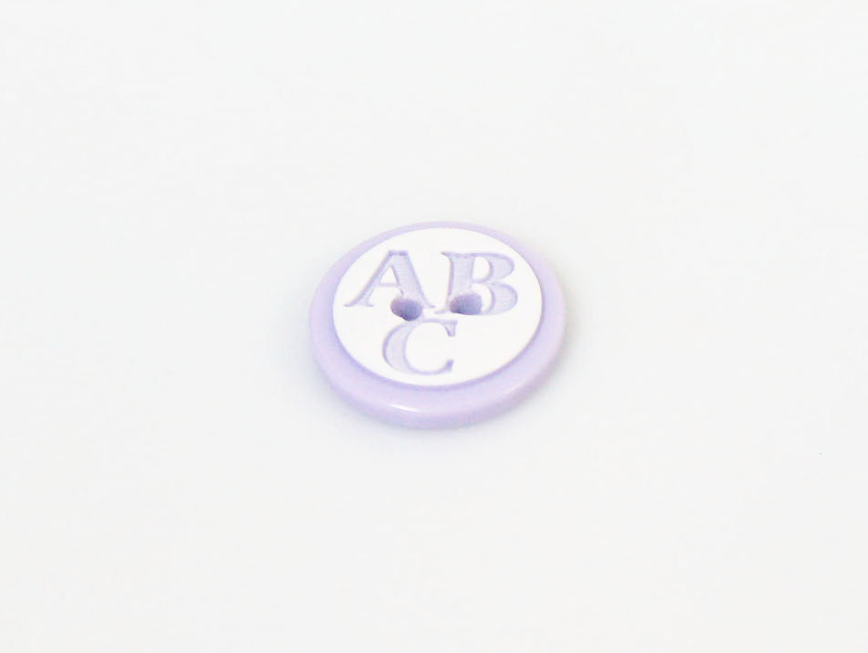 Leylak 5 ABC Figure Buttons 15 mm diameter