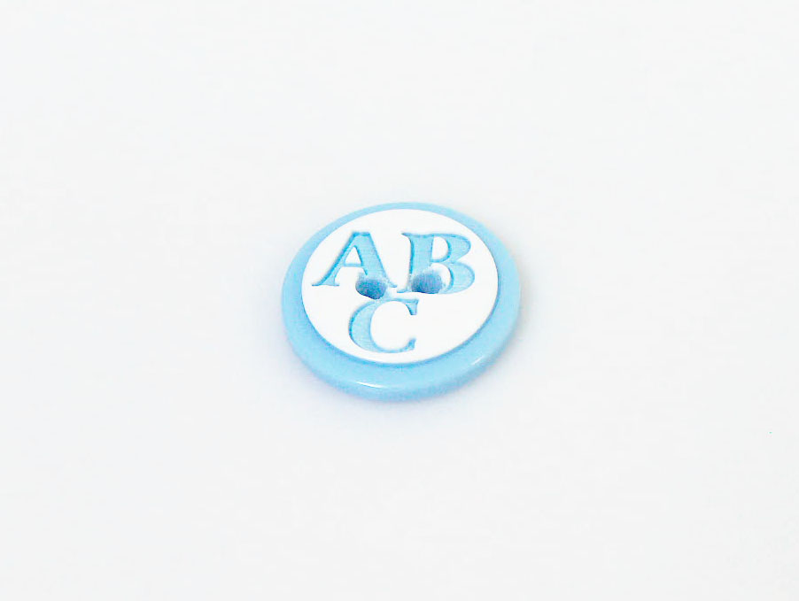 Mavi 5 ABC Figure Buttons 15 mm diameter