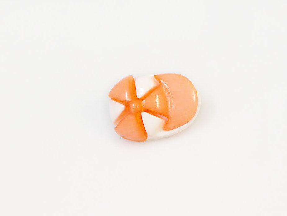 Beyaz Açık Somon 5 Cap Figure Buttons 15mm long